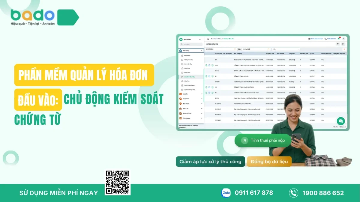 Phần Mềm Quản Lý Hóa Đơn Đầu Vào: Chủ Động Kiểm Soát Chứng Từ